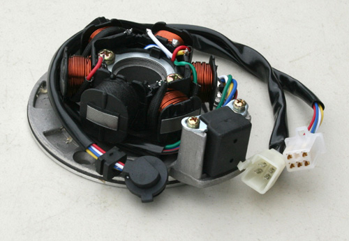 6 Coils Magneto 2 Plugs (10 wires) for 110cc, 125cc Zongshen Dirt Bike Engine