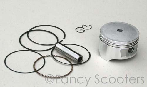 Piston and Rings (D=72mm, Pin Dia. = 17mm) for CFMoto 250cc Water Cool Engine