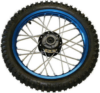 6 OF Dirt Bike/PIT BIKE Rim Spoke L=110mm/4.35", Diameter=3.00mm/0.12"